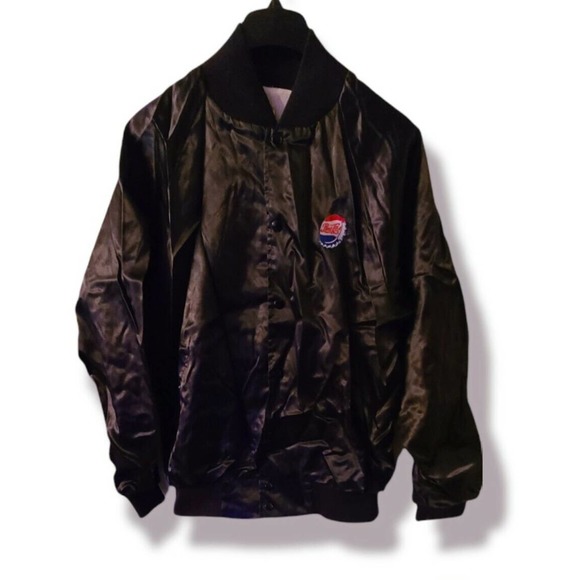 Vintage Stormin Norman Pepsi Windbreaker Button Up Jacket Large L - Picture 1 of 4